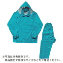 カジメイク セレクトレインスーツ ターコイズ L ( 3270-53-L ) (株)カジメイク