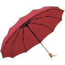 【SALE価格】mabu 12本骨折りたたみ傘 江戸 紅 ( SMV-40542 ) (株)SMV JAPAN