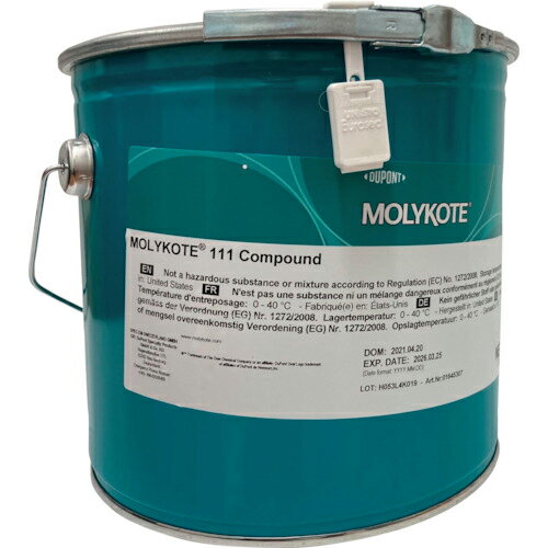 モリコート シリコーンコンパウンド 111コンパウンド 5kg ( 111-50 ) 【4缶セット】 デュポン・東レ・スペシャルティ・マテリアル(株) 【メーカ...