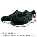 日進 耐滑樹脂先芯入りスニーカー 24.5cm V2000BK-24.5 ( V2000BK24.5 ) 日進ゴム(株)