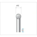 ナカニシ 超硬カッター 球(ダブルカット) 刃径8mm 刃長8mm ( 26022 ) (株)ナカニシ(4)