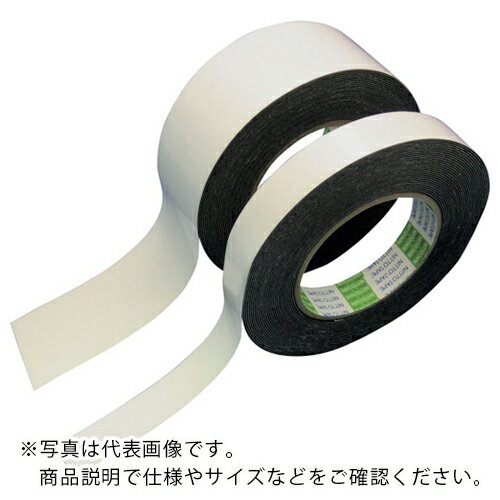 日東 発泡ブチルゴム基材両面テープ No.541 35mm×10m ブラック ( 541-35 ) 【32巻セット】 日東電工(株) 【メーカー取寄】(4)