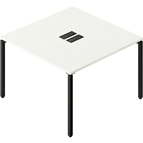 ナイキ ビティー ワークテーブル ( BT1212KH-BH ) (株)ナイキ 【メーカー取寄】