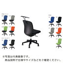 NAIKI 事務用チェア オレンジ 肘なし ハンガー付 ( VE510FH-OR ) (株)ナイキ 【メーカー取寄】(4)