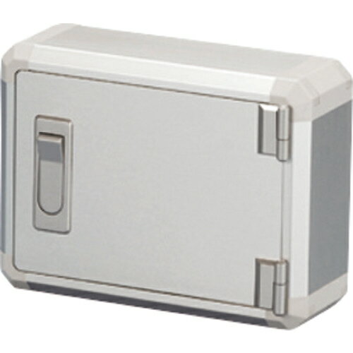 タカチ 開閉式コントロールボックス 鍵なしタイプ シルバー/グレー ( FCW5-25-30NGS ) (株)タカチ電機工業 【メーカー取寄】
