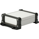 タカチ フランジ足付アルミケース アルミパネルタイプ シルバー/ブラック ( EXPF7-6-11SB ) (株)タカチ電機工業 【メーカー取寄】(4)