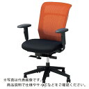 NAIKI 事務用チェア 背:ブラック/座:ブラック 可動肘付 ( PAEN511FA-TBK ) (株)ナイキ 【メーカー取寄】(4)