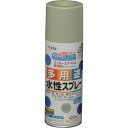 特長：タレにくく、きれいに仕上がります。油性塗料や発泡スチロールに塗っても下地を侵さず、いろいろな素材に使用できます。用途：発泡スチロール、プラスチック（アクリル、硬質塩ビ、ABS、スチロール）、鉄、木、コンクリート、紙、ガラスなどに。仕様：色：ライトグレー容量(L)：0.42乾燥時間：40分〜50分(夏期)、1〜2時間(冬期)塗り重ね回数：2塗布面積(［［M2］］)：0.8〜1.5 (タタミ 0.5〜0.9枚分)塗布面積：0.8〜1.4［［M2］］だ円吹き(パターン変更ノズル付)材質／仕上：水溶性アクリル樹脂注意：【保管上の注意】直射日光のあたるところ、自転車内などの温度の高くなるところ、容器がさびやすいことろには置かないで下さい。　●代表画像について 商品によっては、代表画像を使用している場合がございます。 商品のカラー、サイズなどが異なる商品をイメージ画像として 使用させて頂いている場合がございます。 必ず、商品の品番と仕様をご確認のうえ、ご注文お願いいたいます。 　●代金引換でのお支払いについて 発送する商品の総重量が20kgを超えてしまったり、 商品の大きさが当店から発送できる規定サイズを超えてしまう場合 メーカー直送での対応となりますので、 代金引換がご利用頂けない場合がございます。 該当する場合、当店から別途メールにてご連絡させて頂いております。 　●北海道・沖縄・離島・一部地域の送料について 別途追加で送料がかかる場合がございます。 送料がかかる場合は、メールにて送料をご連絡させて頂き、 お客様にご了承頂いてからの手配となります。 　●お買上げ明細書の廃止について 当店では、個人情報保護と環境保護の観点から同封を廃止しております。 お買上げ明細書が必要な場合は、備考欄に「お買上げ明細必要」と 記載お願いいたします。 当店からの出荷の場合は、同封にて発送させて頂きます。 （※メーカー直送の場合は、PDFデータをメールさせて頂きます。）