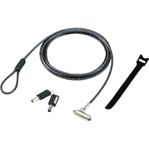 ELECOM セキュリティワイヤーロック シリンダー錠 ( ESL-702 ) エレコム(株)