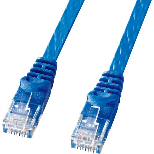 SANWA カテゴリ6フラットLANケーブル ( LA-FL6-05BL ) サンワサプライ(株)のサムネイル