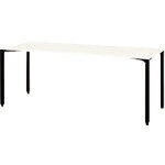 PLUS 662755)ロンナ 会議テーブル ( NN-1807PAR W4/BK ) プラス(株) 【メーカー取寄】