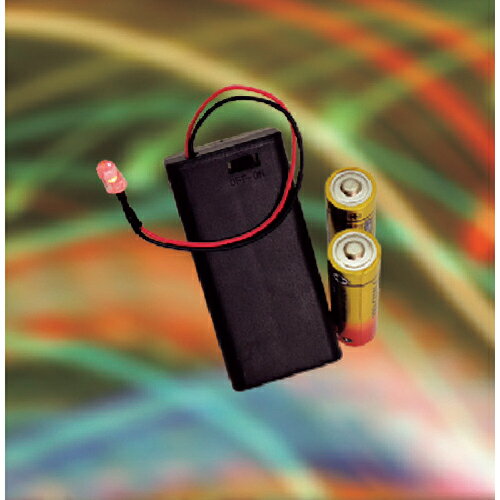 ELPA　SW付カバー付電池ボックス3X2LED