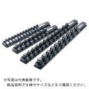 Ko-ken ソケットレール 全長300mm クリップ12ヶ付 ( RSAL300-3/8X12 ) (株)山下工業研究所