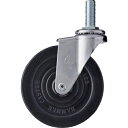 ハンマー ねじ込み旋回式ゴム車輪 125mm M16 ( 420EA-R125 ) ハンマーキャスター(株)(4)