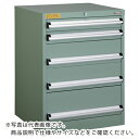 TRUSCO VE7S型中量キャビネット 700×550×H800 引出5段 ( VE7S-807 ) トラスコ中山(株)