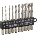 【SALE価格】RELIEF 10本組 ショート木工・樹脂用ドリルセット ( 26806 ) (株)イチネンMTM ツール事業部