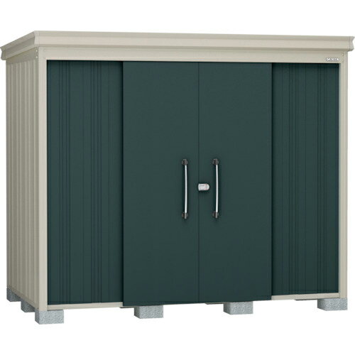 DAIKEN 物置ガーデンハウス DM-Z2515棚板付豪雪型 マカダムグリーン ( DM-Z2515-G-MG ) (株)ダイケン 【メーカー取寄】