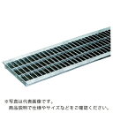 奥岡 スチール製 U字溝用 グレーチング 溝幅300用 並目 プレーン ( OKU-30-25(300X360X995) ) (株)奥岡製作所 【メーカー取寄】