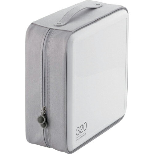 ELECOM CD DVDファスナーケース セミハード 320枚収納 ホワイト ( CCD-H320WH ) エレコム(株) 【メーカ..