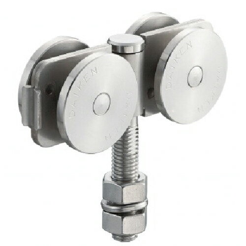 DAIKEN 2号ステンレスドアハンガー用ベアリング複車フレキシブルタイプ ( 2S-4WH-BN ) (株)ダイケン