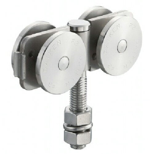 DAIKEN 3号ステンレスドアハンガー用ベアリング複車 フレキシブルタイプ ( 3S-4WH-BN ) (株)ダイケン