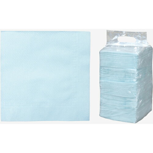 大黒 カラーナフキン 四ツ折 ブルー 500枚パック ( 902590 ) 大黒工業(株) 【メーカー取寄】