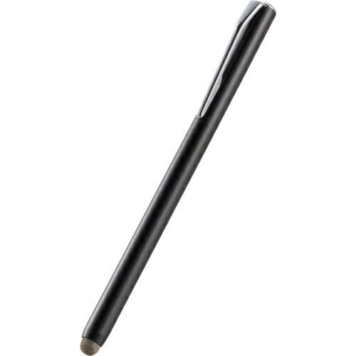 ELECOM　スマートフォン・タブレット用タッチペン　磁気吸着　導電繊維タイプ　ブラック P-TPSTBBK ( PTPSTBBK ) エレコム（株）のサムネイル