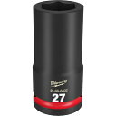 milwaukee SHOCKWAVE IMPACT DUTY ディープインパクトソケット 3/4インチ(19mm)角 27mm ( 49-66-6402 ) ミルウォーキーツール・ジャパン合同