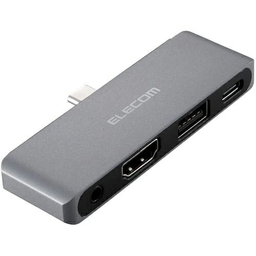 ELECOM Type-C直挿しドッキングステーション USB PD対応 シルバー ( DST-C25SV ) エレコム(株) 【メー..