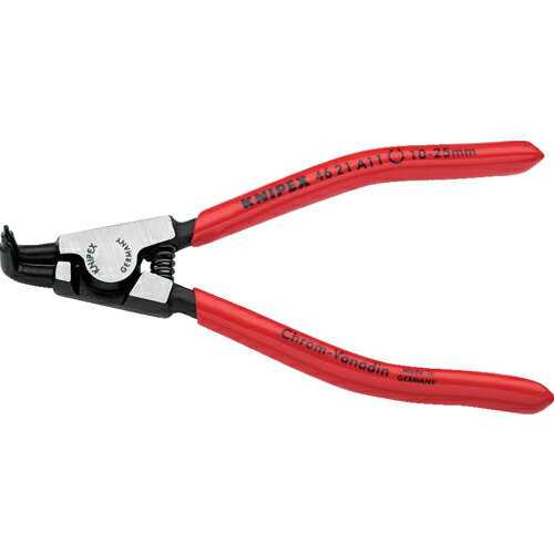 【SALE価格】KNIPEX 軸用スナップリングプライヤー90度 10-25mm ( 4621-A11 ) KNIPEX社