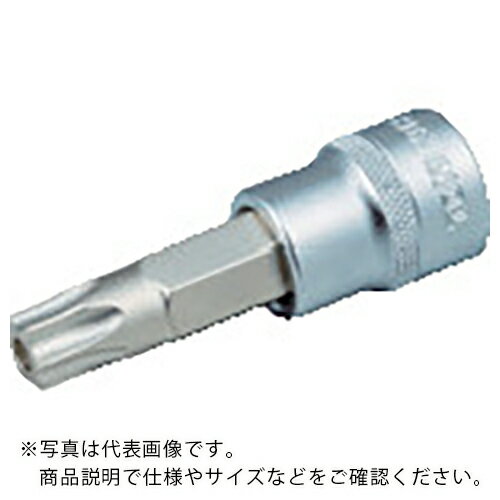 TONE ヘックスローブソケット トルクスソケット(いじり防止タイプ) T50 差込角9.5mm 先端寸法8.79mm ( 3TX-T50H ) TONE(株)(4)