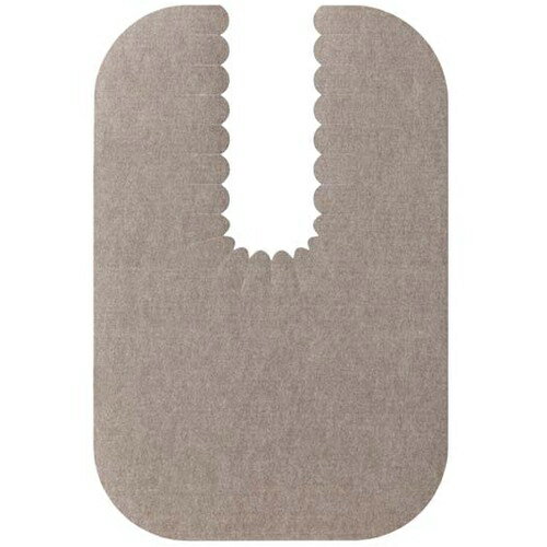 サンコー 吸着拭けるトイレマット 無地 ロング ブラウン ( KK-56 ) (株)サンコー 【メーカー取寄】