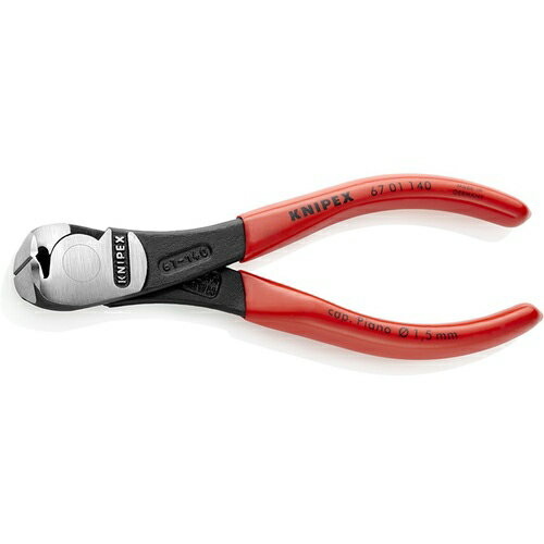 【SALE価格】KNIPEX 強力型エンドカッティングニッパー 140mm ( 6701-140 ) KNIPEX社