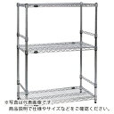 TRUSCO スチール製メッシュラック W905XD609XH923 3段 サイドバー付 ( TME-SDB-3363 ) トラスコ中山(株)(4)
