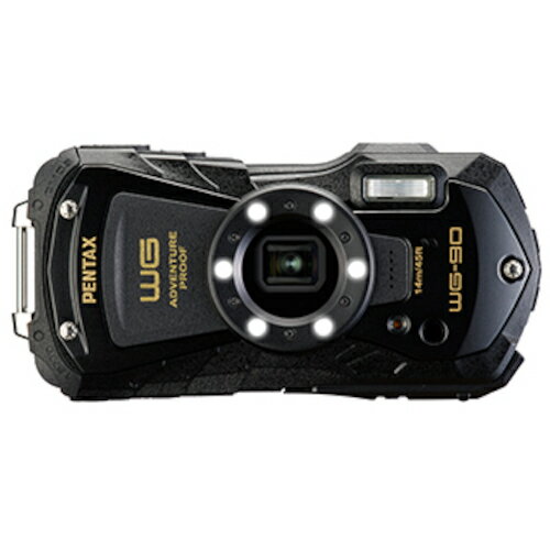 PENTAX 防水コンパクトデジタルカメラ WG-90 ブラック ( WG-90 BLACK KIT ) リコーイメージング(株)