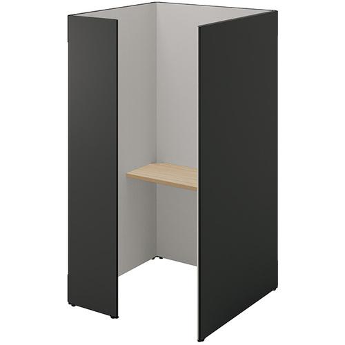 NAIKI クローズブース ソロコート SCP型/外側パネル:サテンブラック/内側パネル:グレーH1900 ( SCP19104T-SBGL-SO ) (株)ナ...