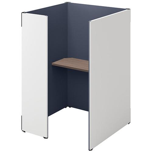 NAIKI クローズブース ソロコート SCP型/外側パネル:サテンホワイト/内側パネル:ダークブルーH1500 ( SCP15104T-SWDBL-CA ) ...