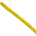 グリーンクロス エステルスパンカラーロープ 黄 16mm×100m ( 6300063385 ) (株)グリーンクロス(4)