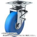 ユーエイ プレート式 自在 キャスター モノマーキャストナイロン 車輪径200mm ストッパー付き Jタイプ JB(R)型 取付寸法115×115(105×105) ( MCBJB-200(R) ) (株)ユーエイ キャスター事業部