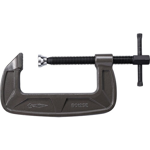 スーパー シャコ万力(バーコ型)125mm メタリックグレー焼付塗装 ( BC125E ) (株)スーパーツール