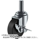 【SALE価格】ユーエイ ねじ込み式 自在 キャスター ゴム 車輪径75mm ストッパー付き Sタイプ ST-S型 ネジ寸法W3/4×40山数10 ( ST-75RHS-W3/4-40 ) (株)ユーエイ キャスター事業部