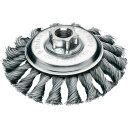 【SALE価格】LESSMANN ノットベベルブラシ Φ100 高張度鋼線 0.5 ( 471254 ) LESSMANN社