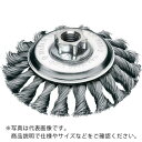 【SALE価格】LESSMANN ノットベベルブラシ Φ115 高張度鋼線 0.5 ( 472254 ) LESSMANN社