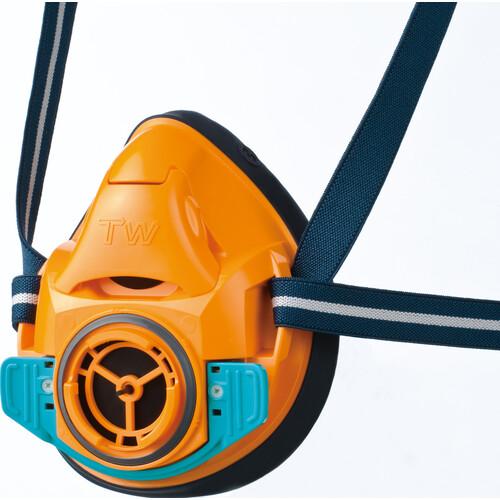 【SALE価格】シゲマツ 防じん・防毒マスク TW01SC オレンジ S(11940) ( TW01SC-OR-S ) (株)重松製作所
