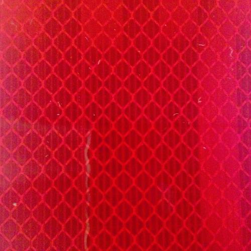 TRUSCO 高輝度反射シート カプセルレンズ型 227mmX227mm 赤 ( HS-2222C R(レッド)227X227MM ) トラスコ..