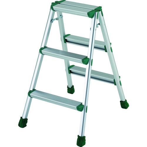 【SALE価格】TRUSCO アルミ製踏台 軽作業用・脚カバー付 3段 ( TAF-3 ) トラスコ中山(株)