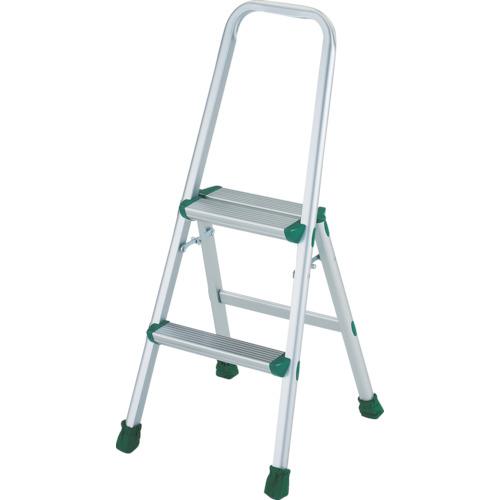 【SALE価格】TRUSCO アルミ製踏台 軽作業用・上枠・脚カバー付 2段 ( TAU-2 ) トラスコ中山(株)