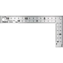 【SALE価格】TRUSCO 曲尺厚手広巾 15cm ( TKTW-15 ) トラスコ中山(株)