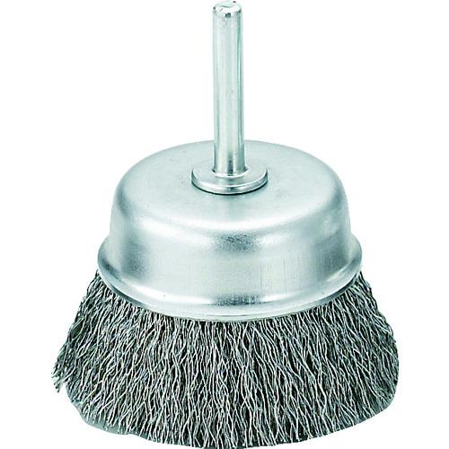 TRUSCO 軸付カップブラシ φ65X軸6 ステンレス線 線径0.3 ( TB-6633 ) トラスコ中山(株)