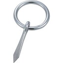 TRUSCO 打ち込み丸カン ステンレス製 3mm (1個=1袋) ( TUM-3 ) トラスコ中山(株)
